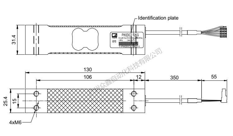 德國HBM 1-PW2DC3/72kg稱重傳感器產(chǎn)品尺寸