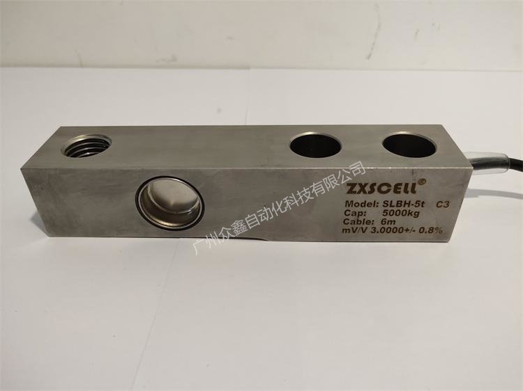 美國(guó)中克塞爾 SLBH-5t稱重傳感器正面圖